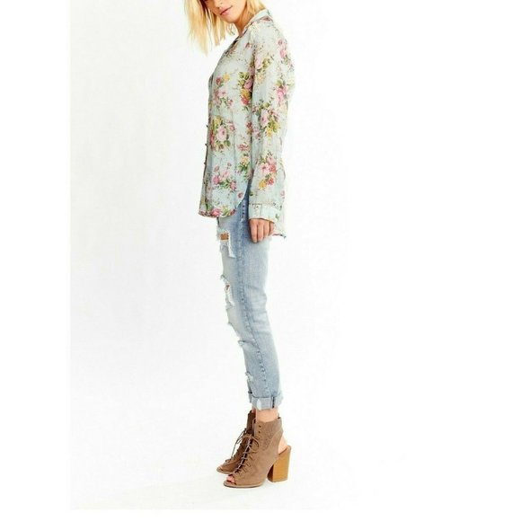 Aratta Garden Party Shirt • Small • Floral  • NWT - Picture 3 of 5